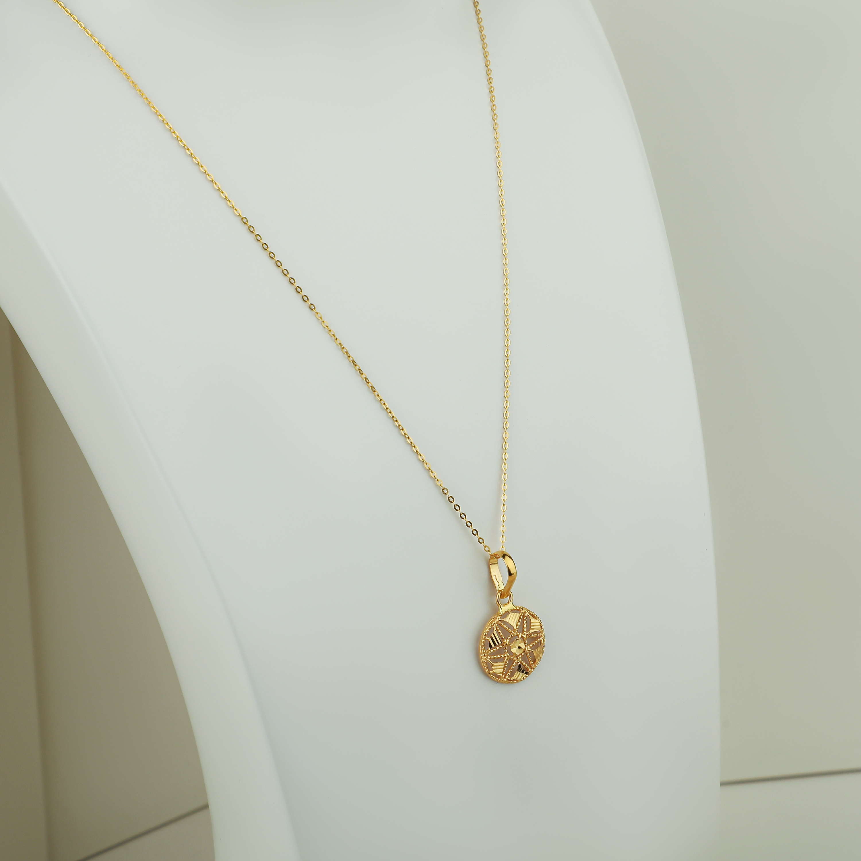 21 karat gold choker, made in Turkey - (H-0991)